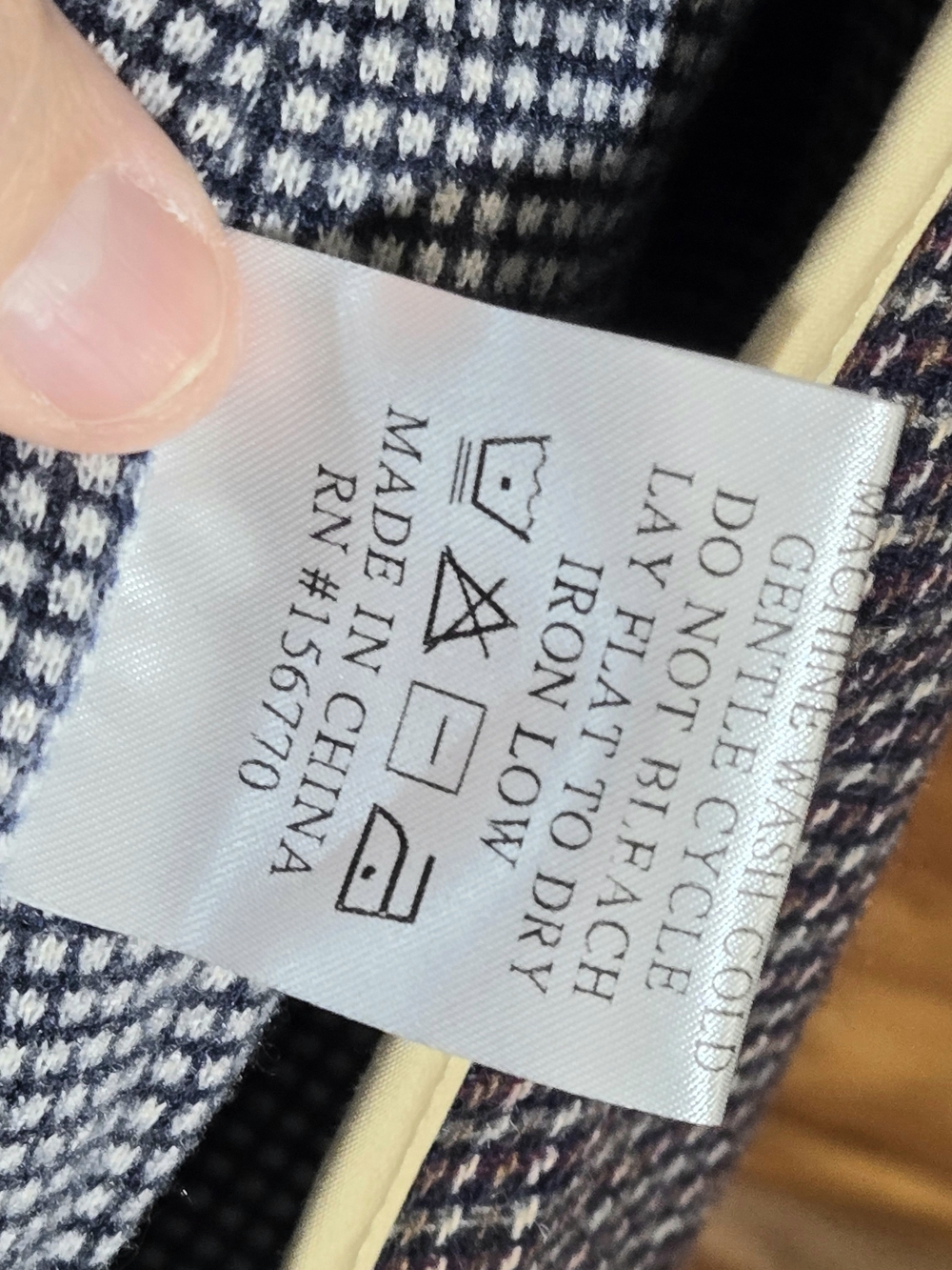 NWT Salt by ROOLEE Long Plaid Open Front Cardigan Sweater Size L - Picture 4 of 6